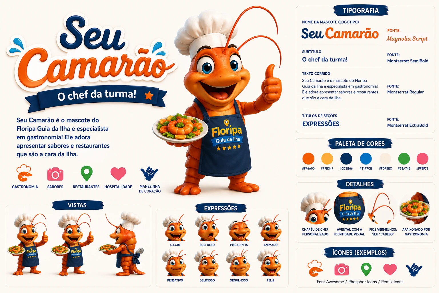 Características do Seu Camarão