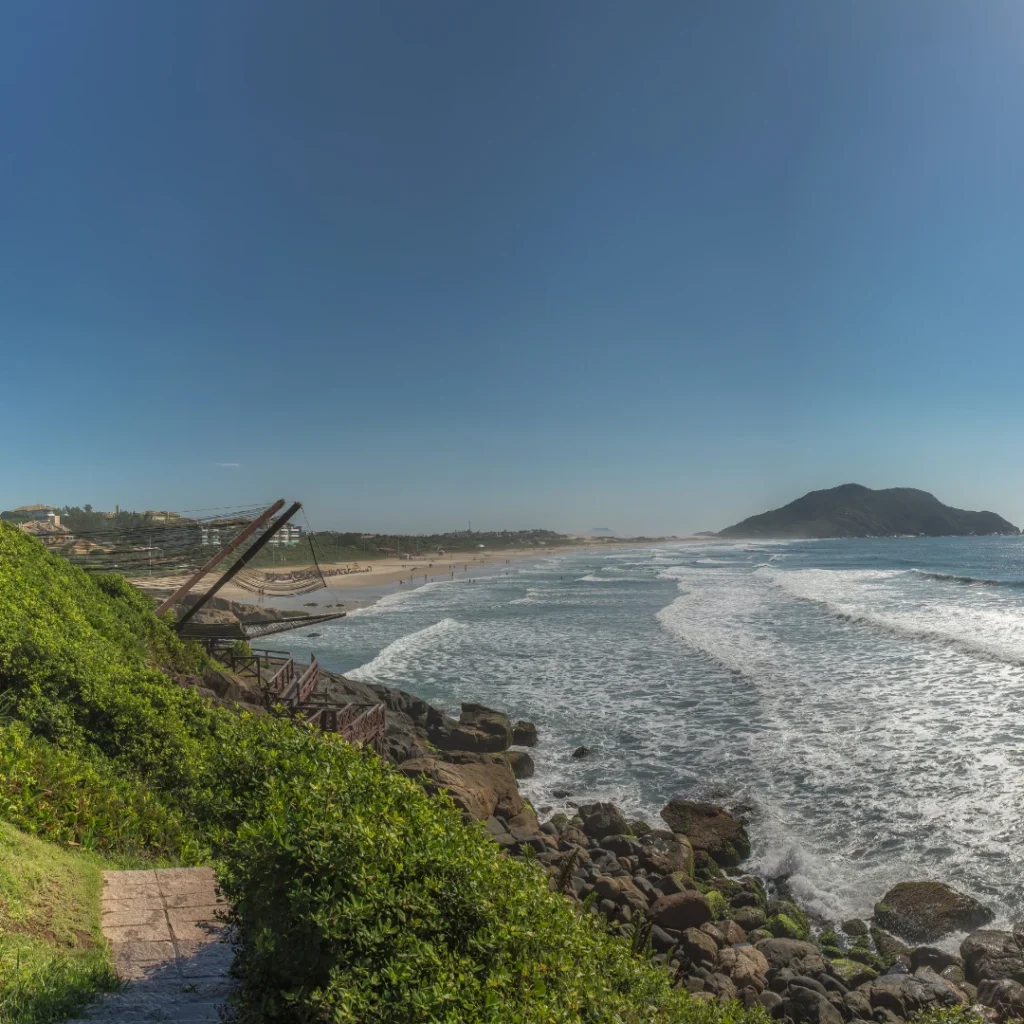 Praia do Santinho em Florianópolis